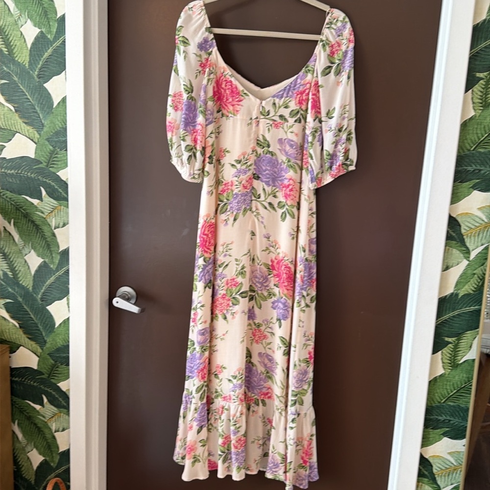 NOBODY’s CHILD Floral Print Maxi Dress NWT’s sz 6 - Picture 13 of 13